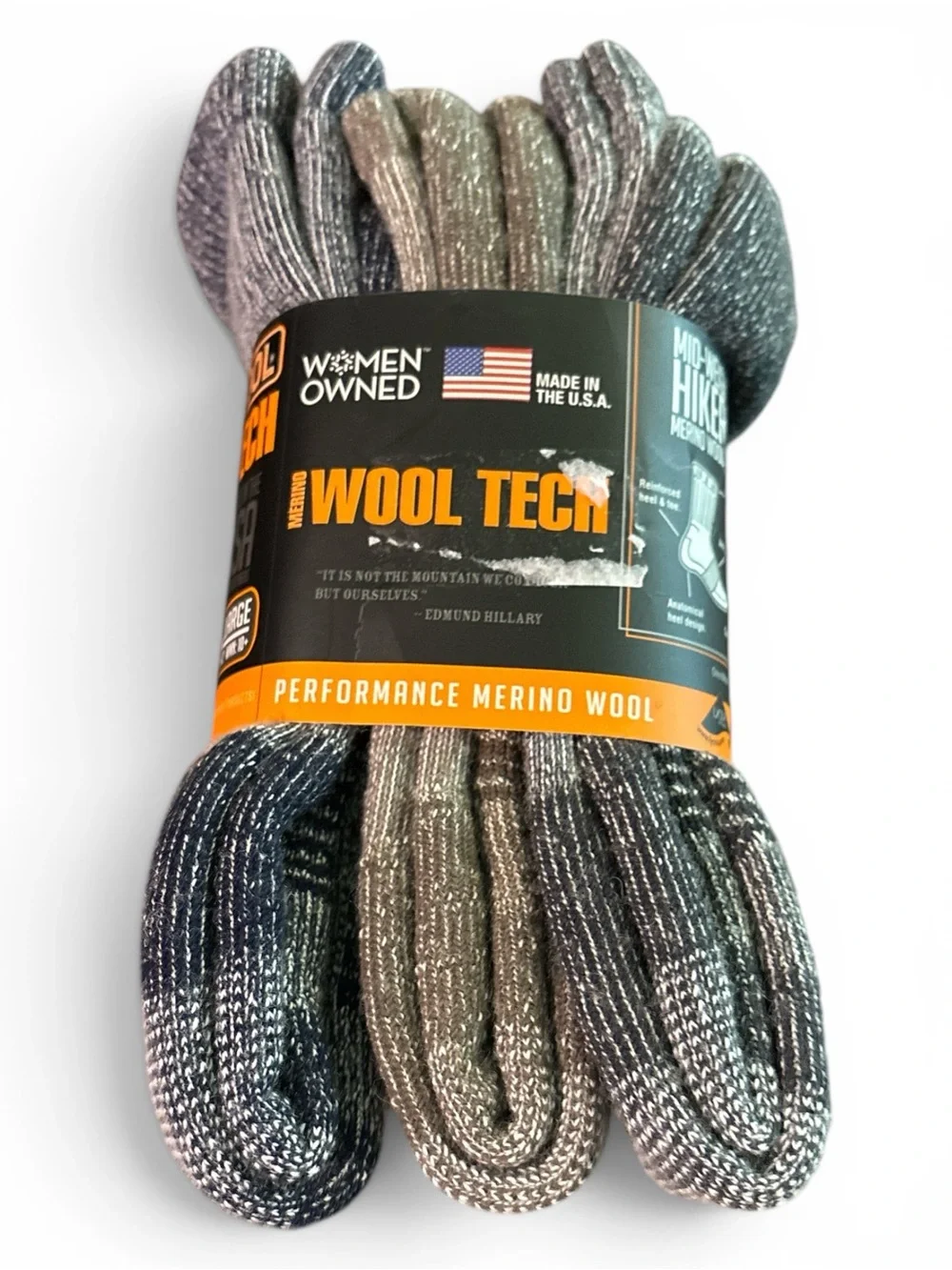OmniWool Tech Men’s Crew Socks 3-Pack